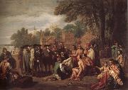 Benjamin West Treatly oil painting reproduction